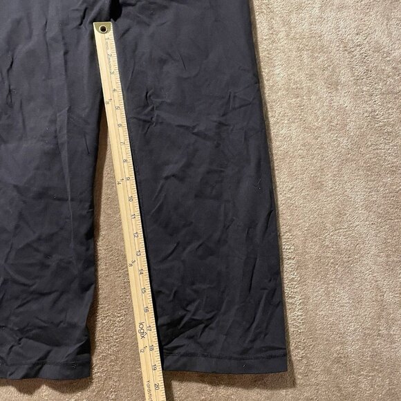 Lululemon Pants Women's Sz M Black Athletic Yoga Capri Stretch Cropped Pocket - Picture 7 of 9